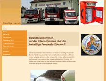 Tablet Screenshot of ffw-ebendorf.com
